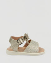 Sandalias Brillos Moño Champagne Niñas